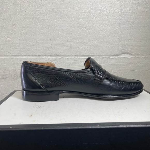 Bally Parawet Brown Leather Loafer Slip On Dress Shoes Men's Size 9.5 D - Picture 2 of 12